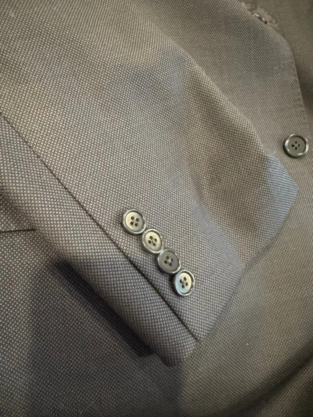 Jos A Bank Signature Blazer Men’s 50R 100% Wool Navy Blue Sport Coat EUC